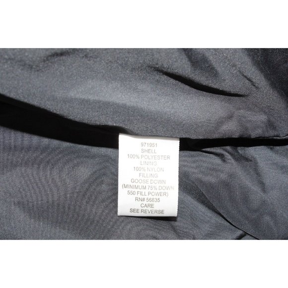 Cabela's Goose Black Full Zip Front Pockets Down Puffer Vest Size Medium - Picture 5 of 9